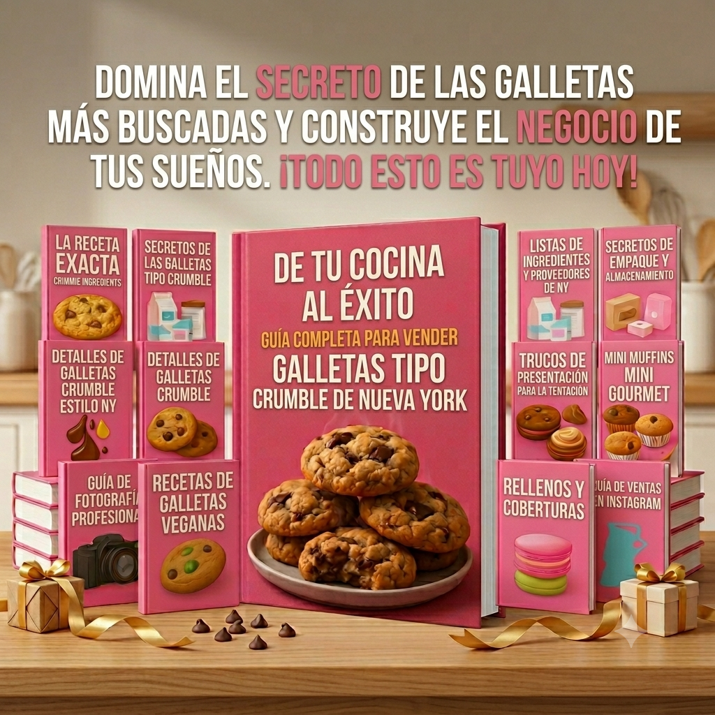 DE LA COCINA AL ÉXITO- guía completa para vender galletas estilo New York